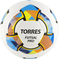 Мяч футзальный матчевый TORRES Futsal Pro р.4